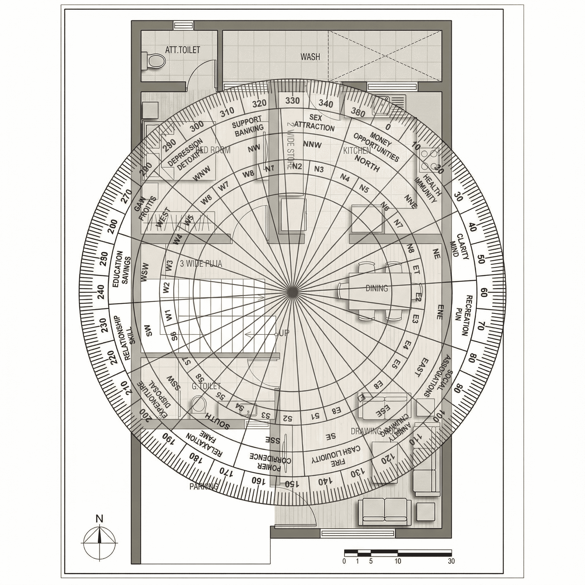 Bungalow Vastu Layout