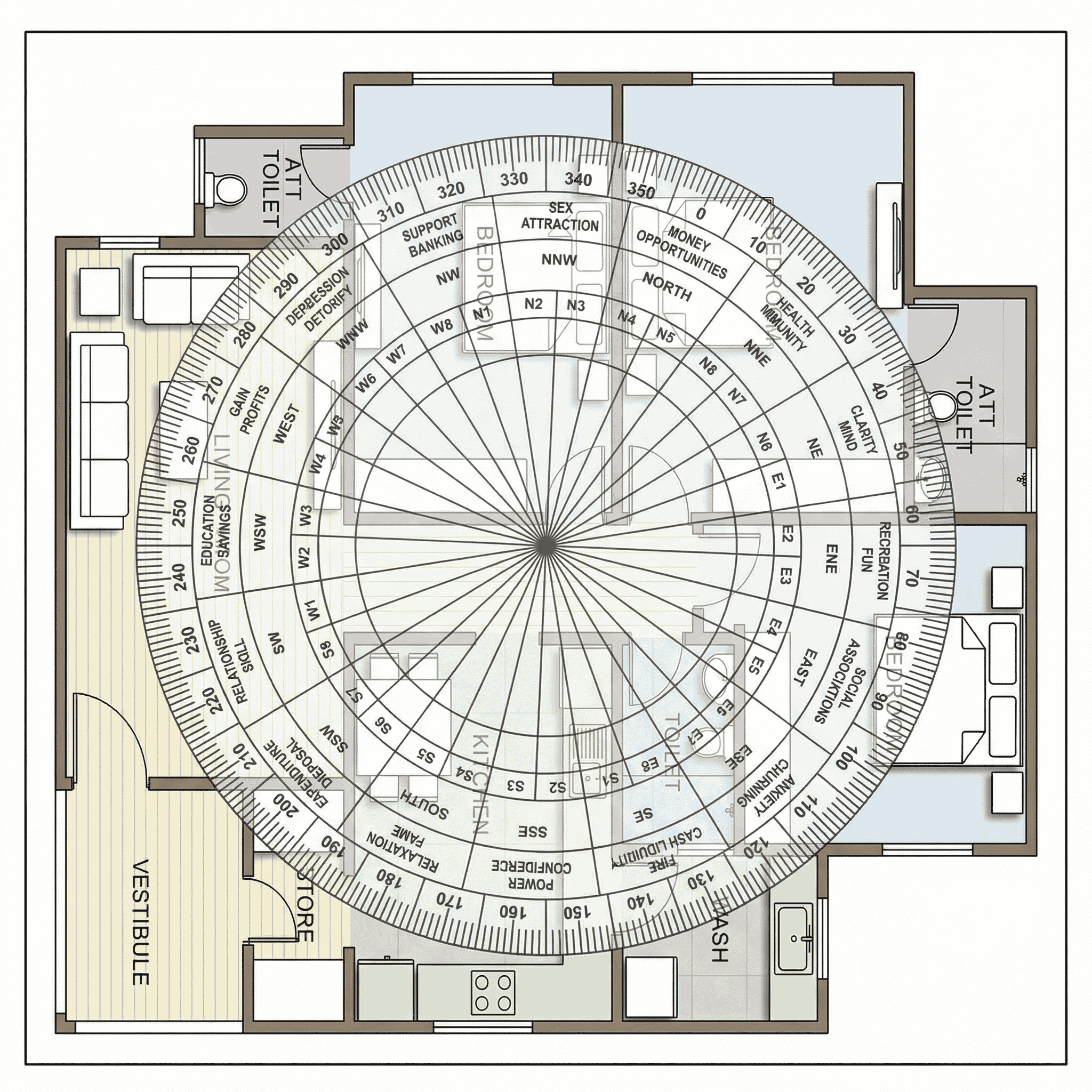Flat Vastu Layout