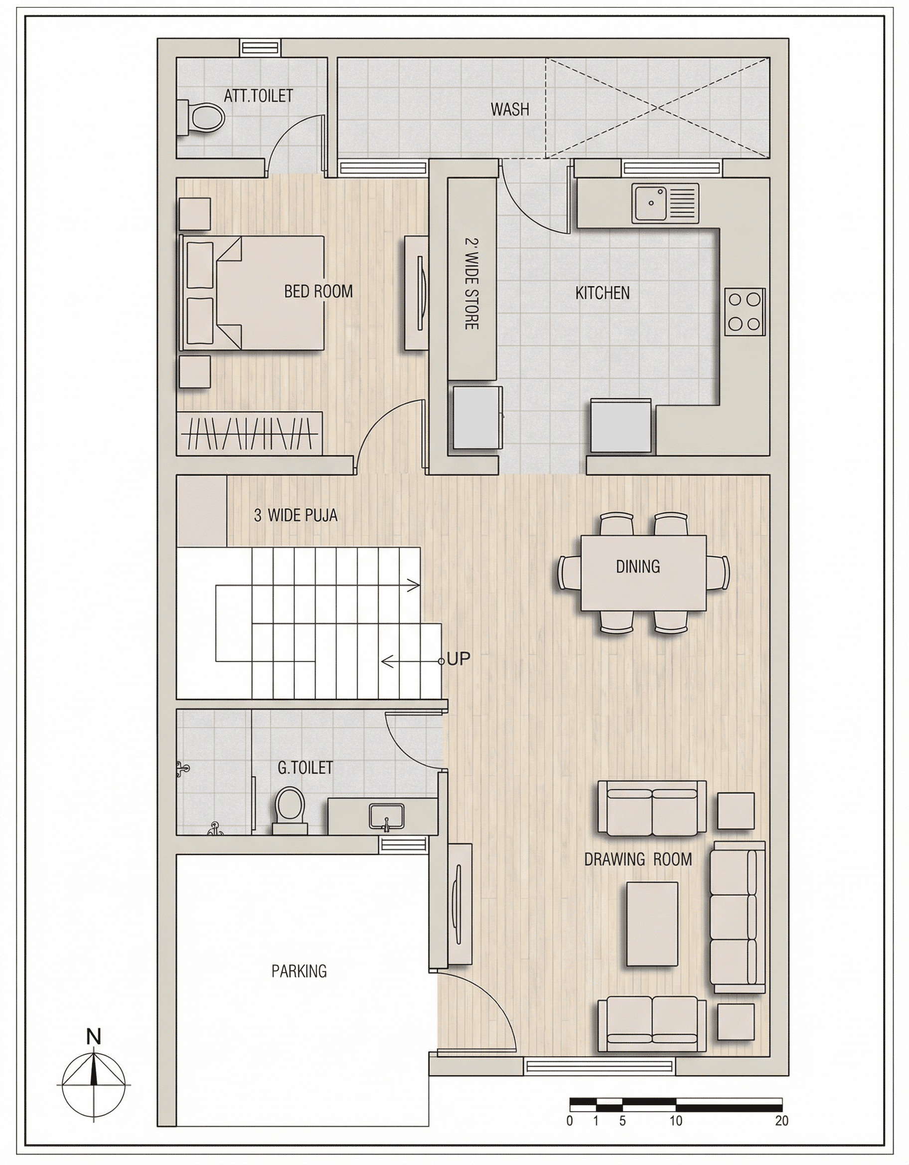 Bungalow Non-Compliant Layout