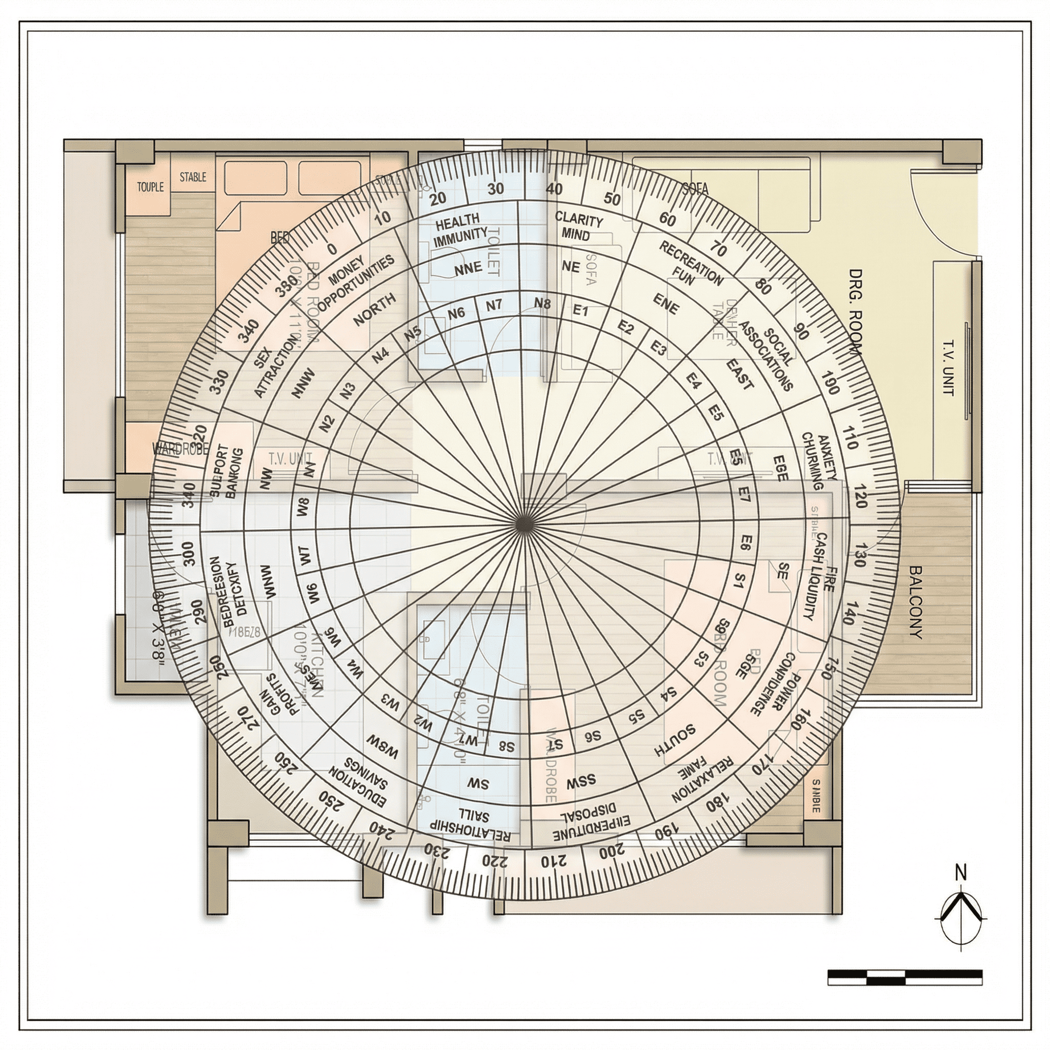 Flat Harmonized Layout